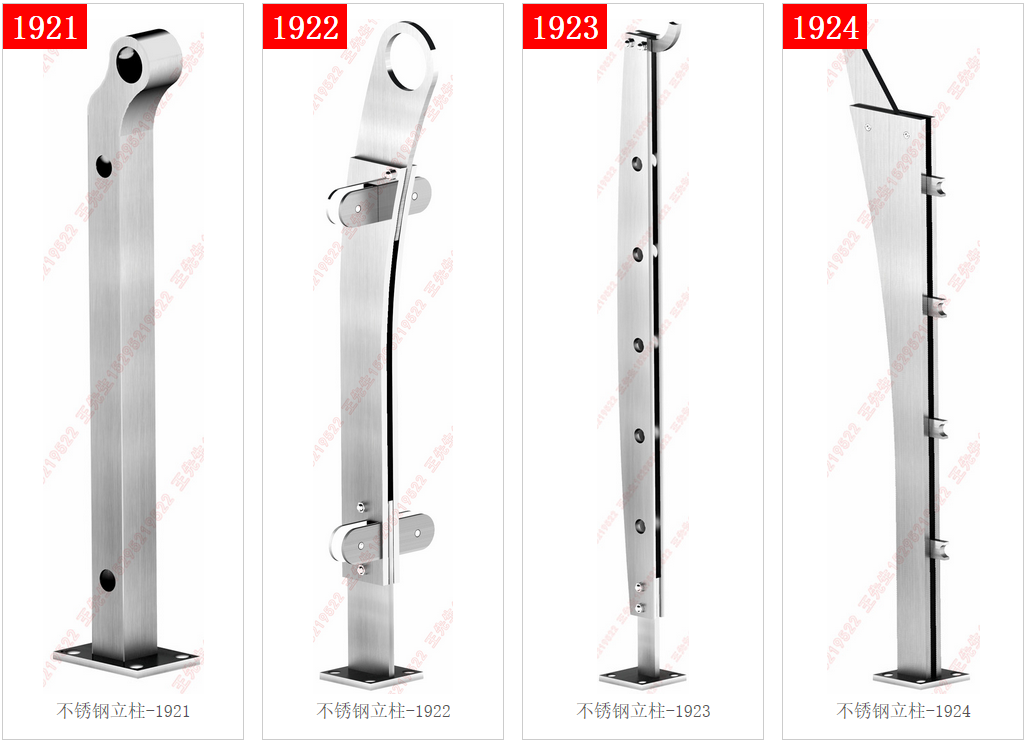 Columnas de acero inoxidable - 1921 - 1922 - 1923 - 1924