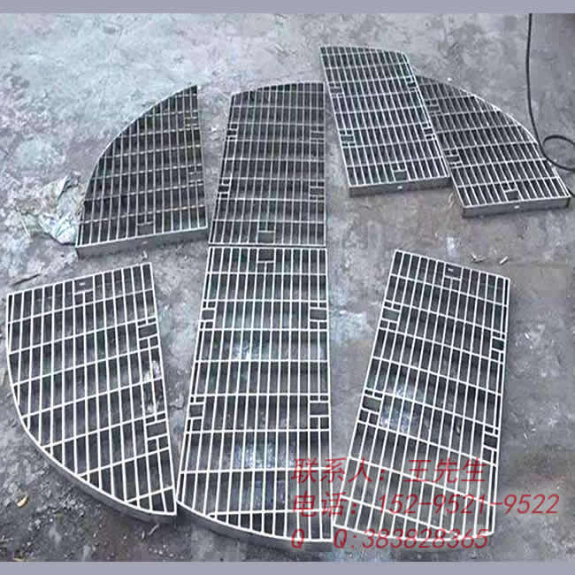 Rejilla de acero inoxidable combinada circular a gran escala de Ingeniería