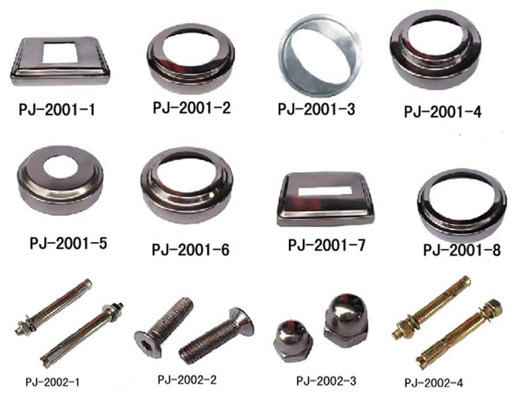 Accesorios de columna de acero inoxidable 1
