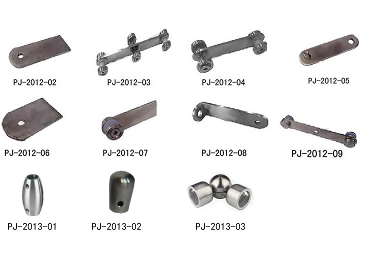 Accesorios de columnas de acero inoxidable 16