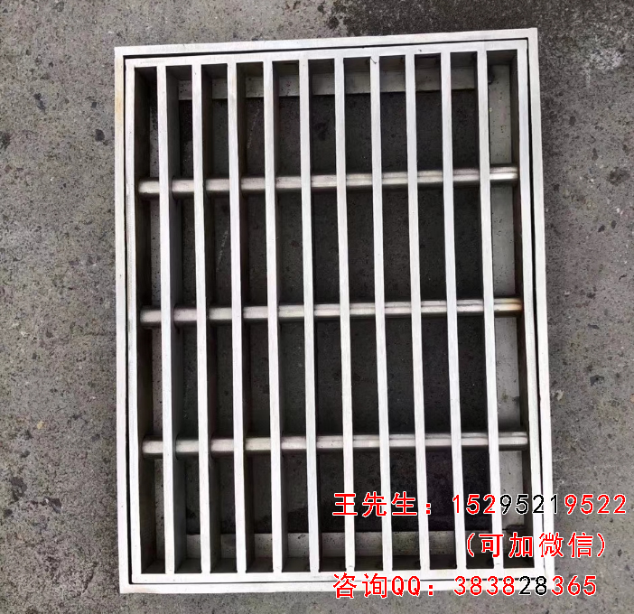 Rejilla de tapa de pozo de acero inoxidable
